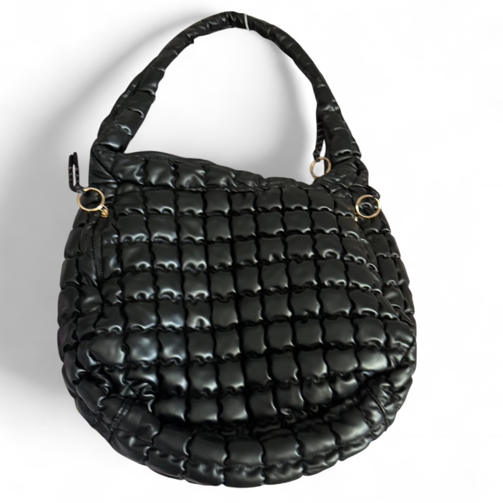NWT Urban Expressions Black Quilted Bag - Picture 3 of 6